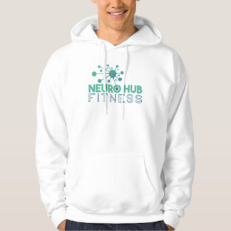 Veste À Capuche Neuro Hub Fitness Men's White Logo Hoodie