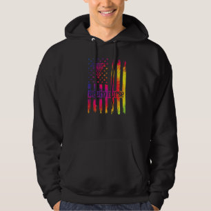Veste À Capuche Neuro Nurse Us Flag Rn Neurologie Infirmière