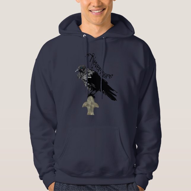 Veste À Capuche Nevermore Raven (Devant)