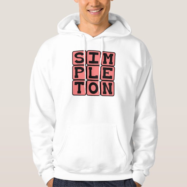 Veste À Capuche Nigaud, Personne Simple (Devant)