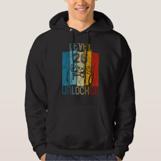 Veste À Capuche Niveau 26 Déverrouillé Chemise Funny Video Gamer 2