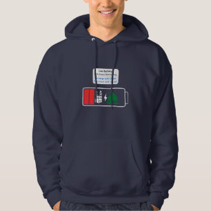Veste À Capuche Niveau de batterie faible – 20 % restant Personn