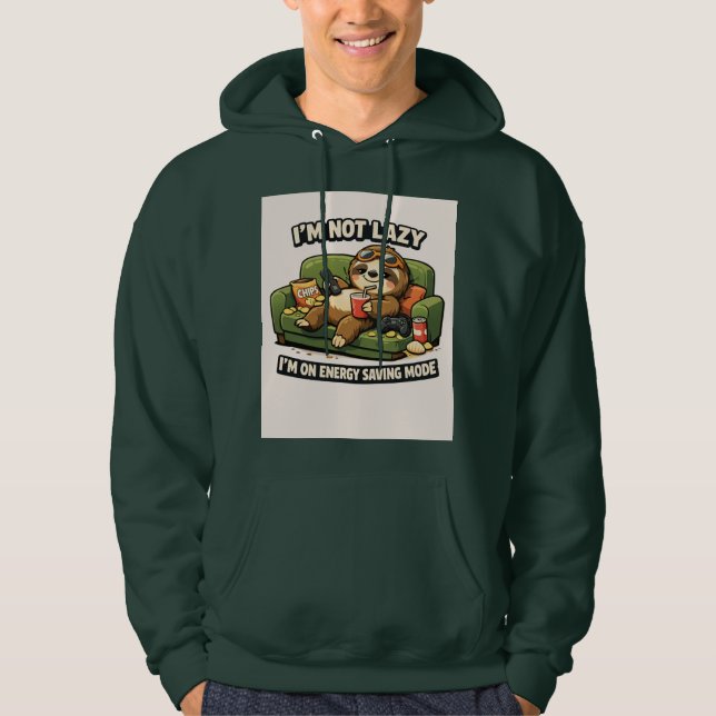 Veste À Capuche Niveau de paresse : Expert (Devant)