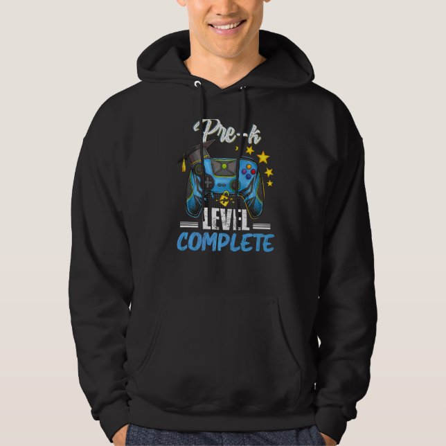 Veste À Capuche Niveau pré K Complet Graduation Jeu Joueurs Garçon (Devant)