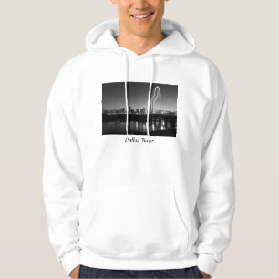Veste À Capuche Niveaux de gris Dallas Skyline Dawn