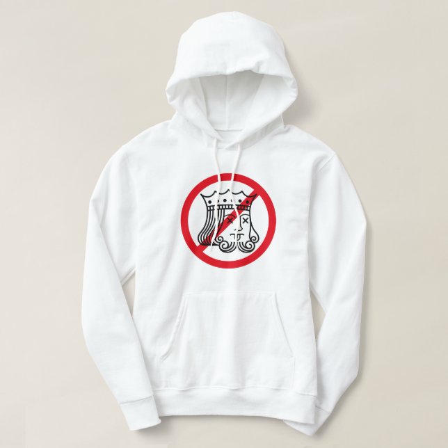 Veste À Capuche NO KINGS - Manifestation de Trump (Design devant)