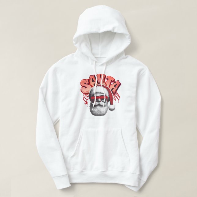 Veste À Capuche Noël à l'humour noir (Design devant)