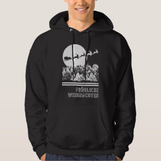 Veste À Capuche Noël allemand Weihnachten rétro Père Noël