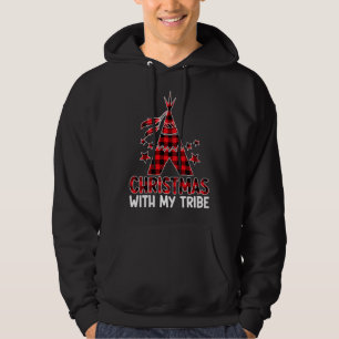 Veste À Capuche Noël Avec Mes Tribus Noël Buffalo Plaid Famille