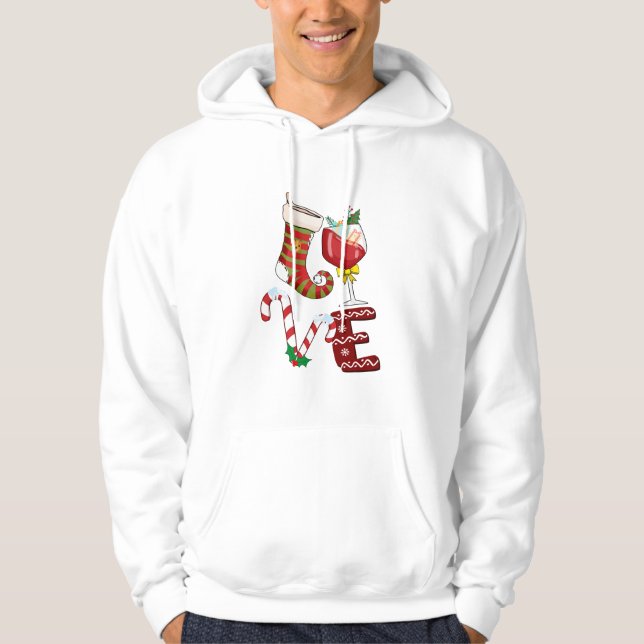 Veste À Capuche Noël cadeau de Noël (Devant)