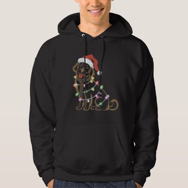 Veste À Capuche Noël des récupérateurs d'or (Devant)