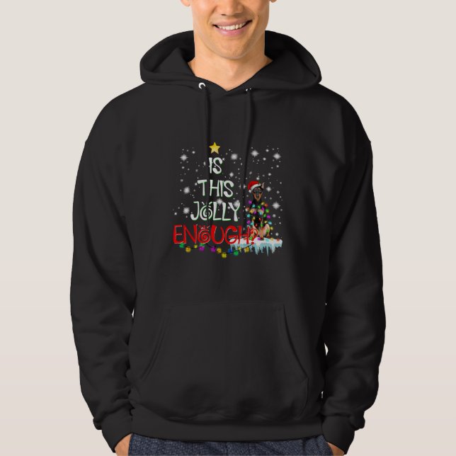 Veste À Capuche Noël Doberman 840 (Devant)
