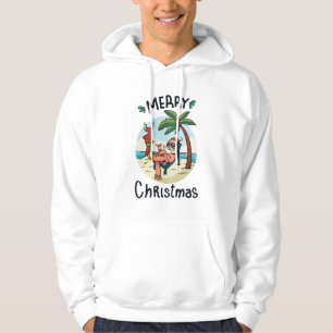 Veste À Capuche Noël en juillet Carré Sticker Carte postale