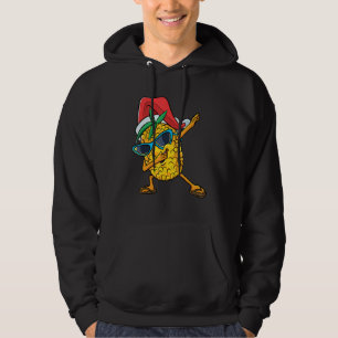 Veste À Capuche Noël en juillet Dabbing Pineapple Fruit Dab Danc
