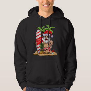 Veste À Capuche Noël en juillet Père Noël Surf Hawaï Hommes été S