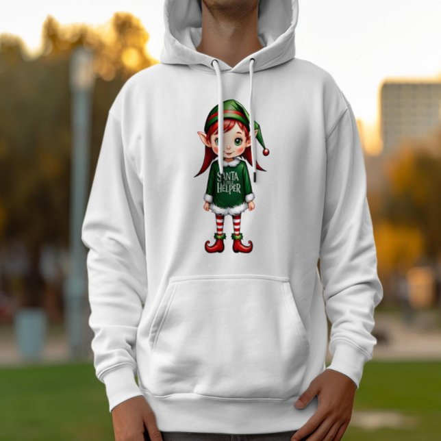 Veste À Capuche Noël festif de Santas Little Helper Elf (Créateur téléchargé)