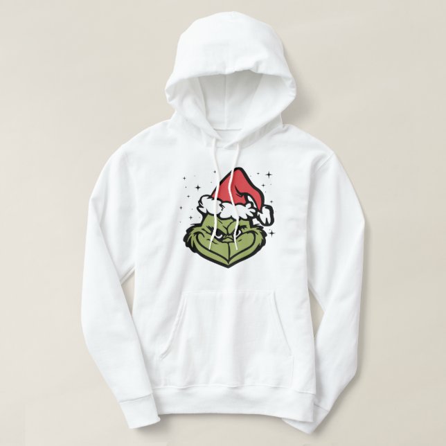 Veste À Capuche noël grinch mt (Design devant)