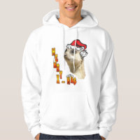 Noël Meerkat Père Noël Sweatshirt à capuchon