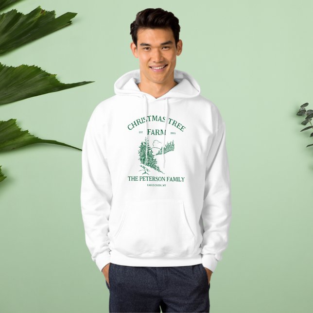 Veste À Capuche Noël Minimaliste Fête  (Christmas Minimalist Holiday Hoodie)