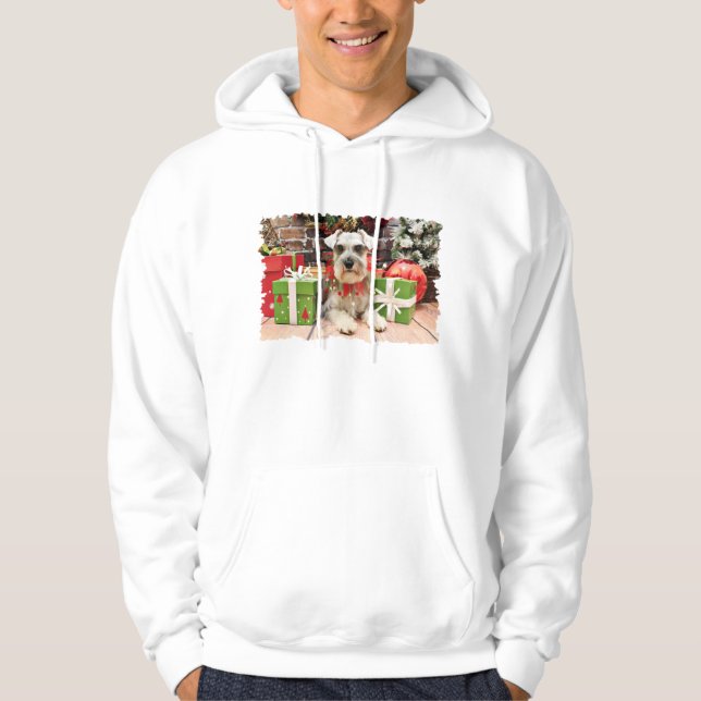 Veste À Capuche Noël - Schnauzer - Abby (Devant)