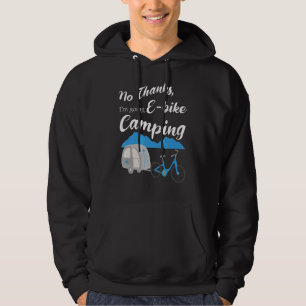 Veste À Capuche Non Merci Je vais E Vélo Camping Riders Graphi