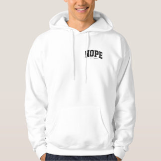 VESTE À CAPUCHE NON PAS AUJOURD'HUI