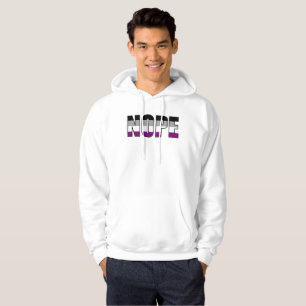 Veste À Capuche Nope Asexuel Pride drapeau Ace Pride