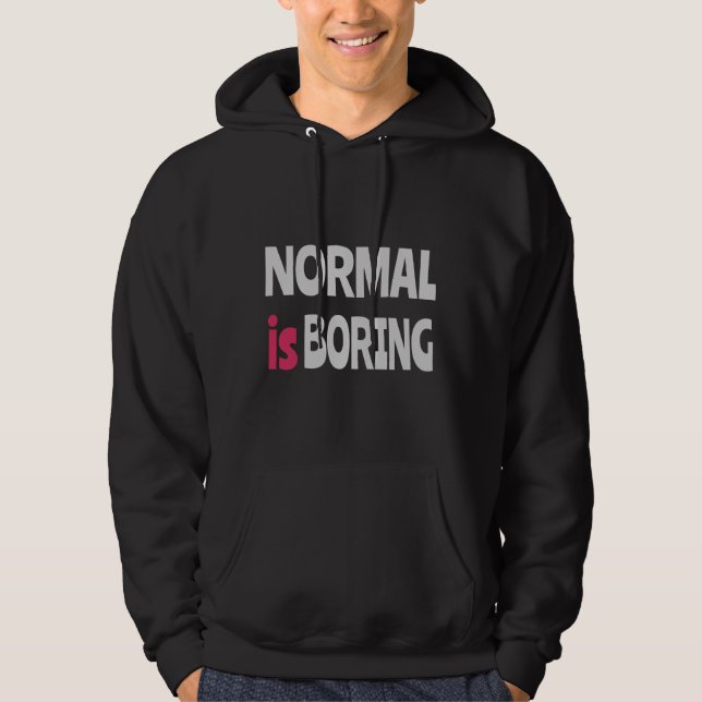 Veste À Capuche Normal est ennuyeux (Devant)