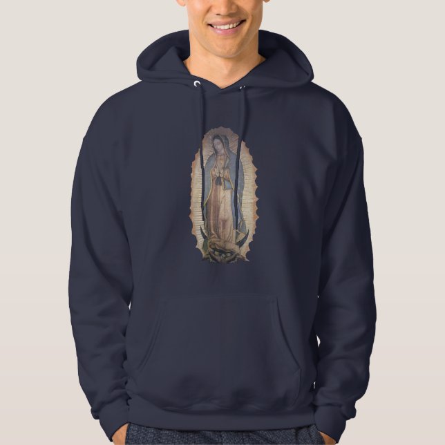 Veste À Capuche Notre-Dame de Guadalupe Don catholique romain (Devant)