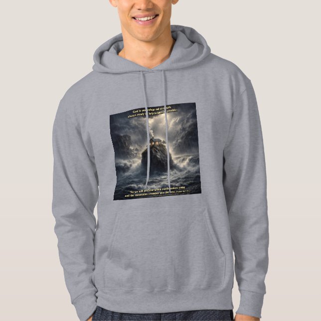 Veste À Capuche Notre refuge et force (Devant)
