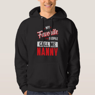 Veste À Capuche Nounou Mon Peuple Préféré M'Appelle Nounou