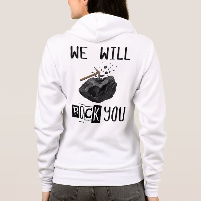 Veste À Capuche Nous allons vous secouer (Dos)