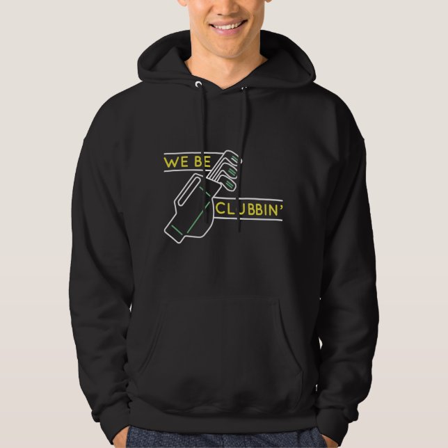 Veste À Capuche Nous faisons la fête en boîte (Devant)