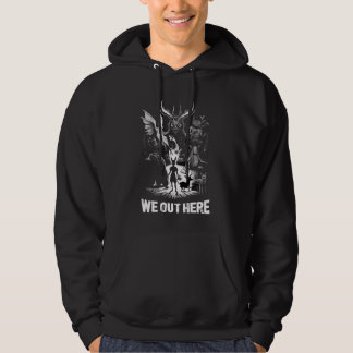 Veste À Capuche Nous, Ici, Soutenons Toutes Vos Crypti Mythiques L