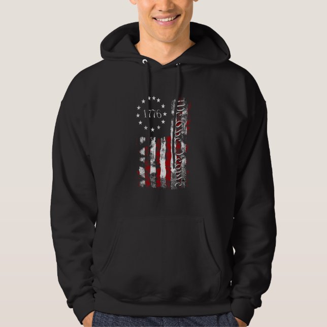 Veste À Capuche Nous Le Peuple 1776 Indépendance Patriotique Améri (Devant)