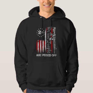 Veste À Capuche Nous Les Gens Sont Fâchés Du Drapeau Américain 2e