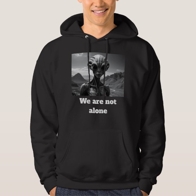Veste À Capuche Nous ne sommes pas seuls (Devant)