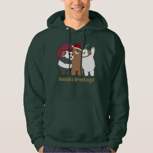 Veste À Capuche Nous Ours Nus - Bonnes Fêtes