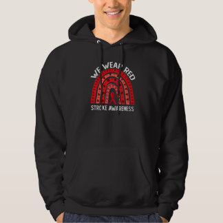 Veste À Capuche Nous portons du rouge pour la sensibilisation à l'