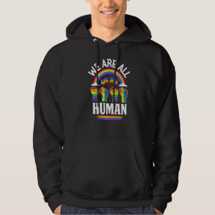 Veste À Capuche Nous sommes tous Human Pride Ally Rainbow Lgbtq Dr