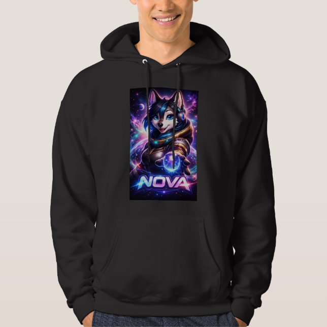 Veste À Capuche Nova – Sweatshirt Énergie Cosmique (Devant)