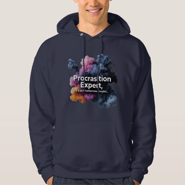 Veste À Capuche Nuage de fumée graphique Sweatshirt gras (Devant)