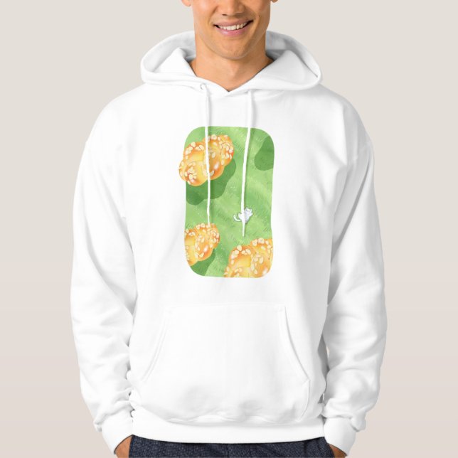 Veste À Capuche nuages de pain doux (Devant)