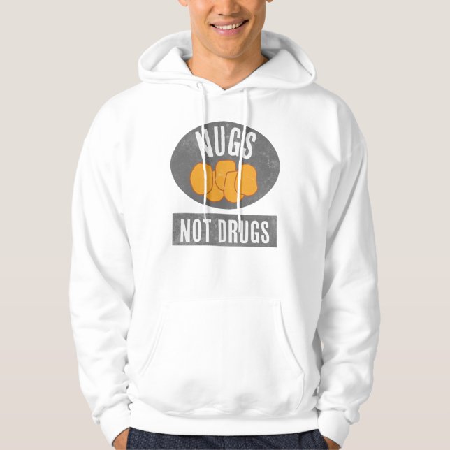 Veste À Capuche Nuages et non drogues (Devant)