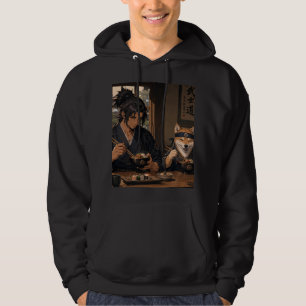 Veste À Capuche Nuit de nouilles Samouraï & Akita