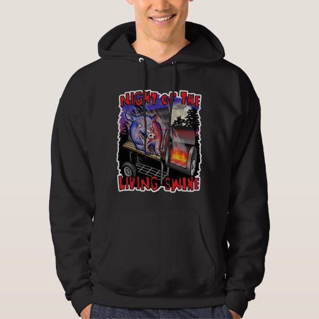 Veste À Capuche Nuit des porcs vivants (Devant)