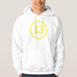 Veste À Capuche numéro 13 dans un cercle