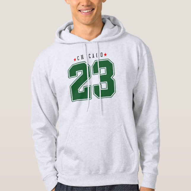 Veste À Capuche Numéro de Varsity Chicago 23 (Devant)