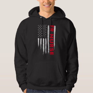 Veste À Capuche Nurs stéthoscopiques de l'infirmière du drapeau am