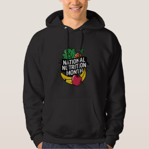 Veste À Capuche Nutritionniste Holistique Mois National de la Nutr